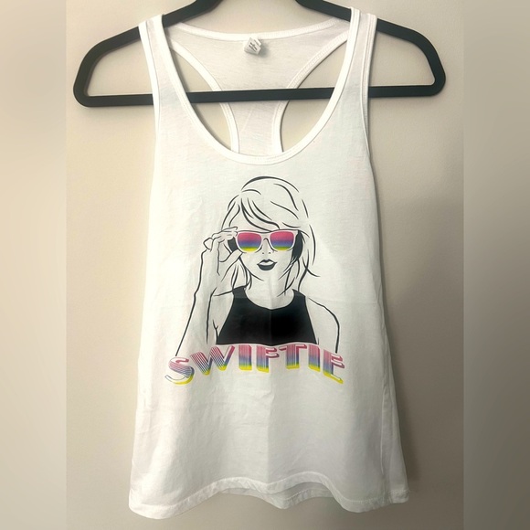 Taylor Swift Swifty Racerback Tank Top - Picture 1 of 6